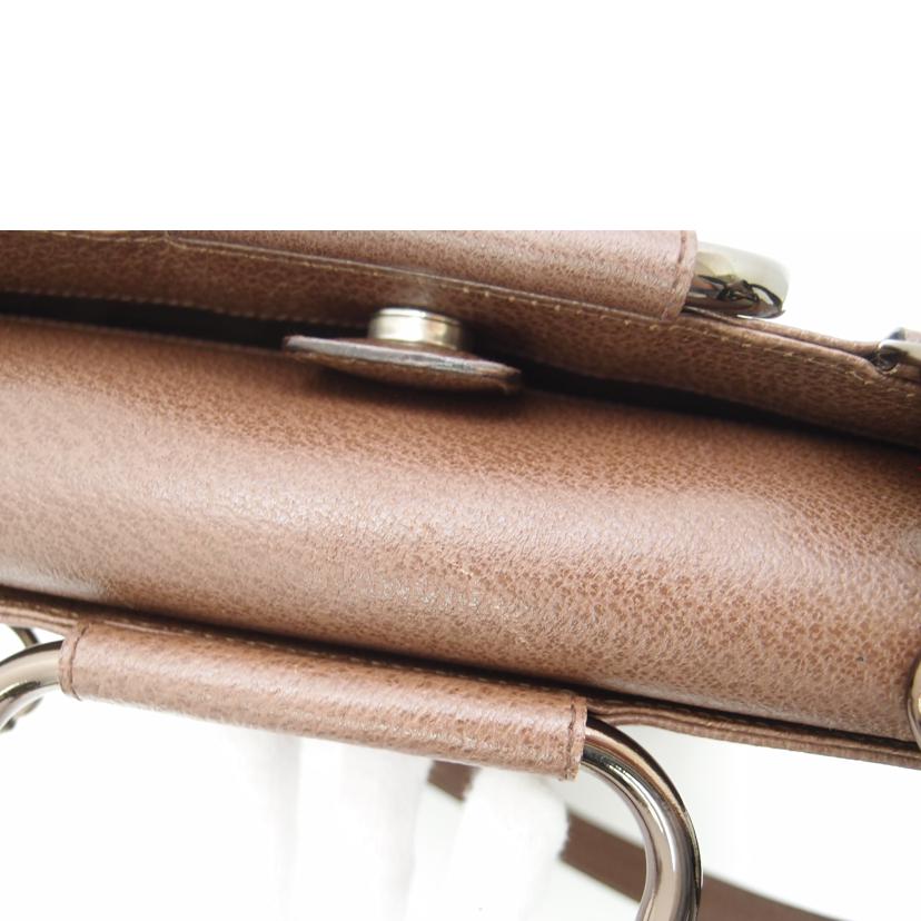 GUCCI グッチ/レザー2wayハンド／ブラウン/000.2058//307/Aランク/69