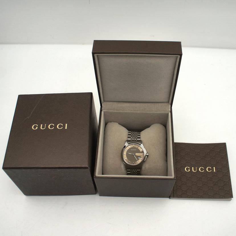 GUCCI グッチ/Gタイムレス／メンズ／クオーツ/YA126406//133*****/ABランク/20