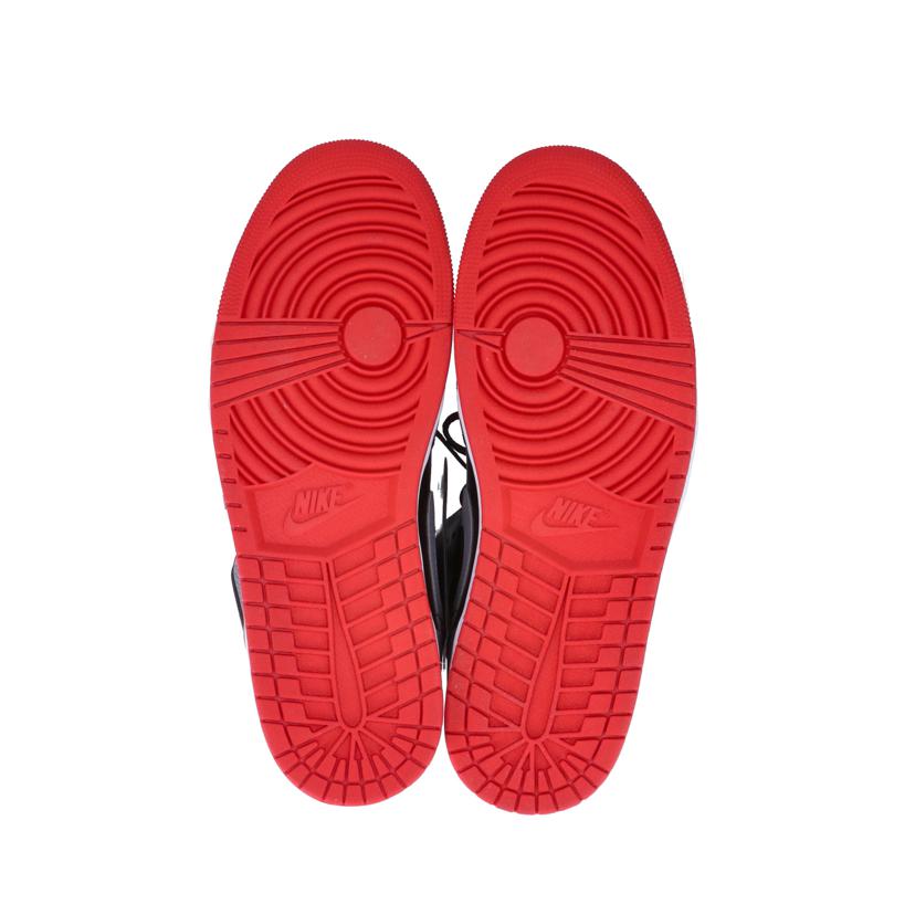 nike ﾅｲｷ/エアージョーダン1　MID／グレー×ブラック×レッド／未使用/DQ8426-006//Sランク/93