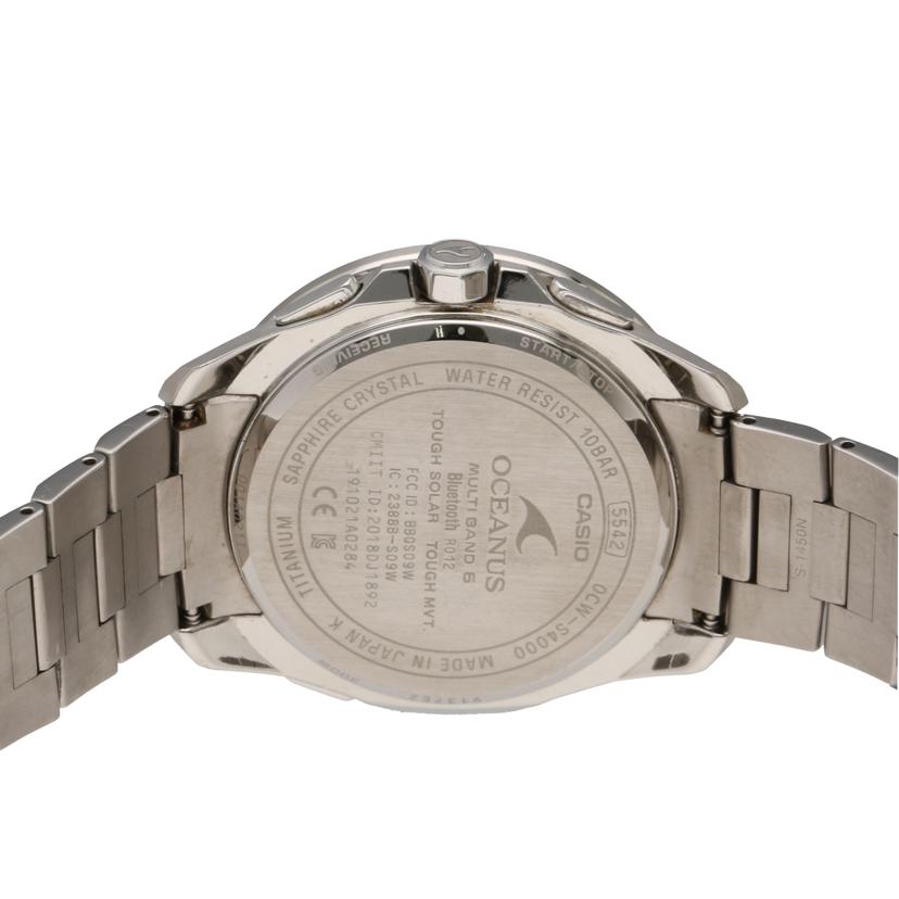 CASIO/オシアナス　マンタ／ソーラー電波/OCW-S4000//001*****/Aランク/67