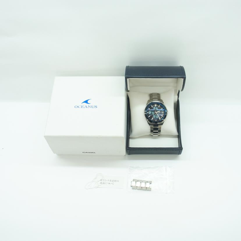 CASIO/オシアナス　マンタ／ソーラー電波/OCW-S4000//001*****/Aランク/67