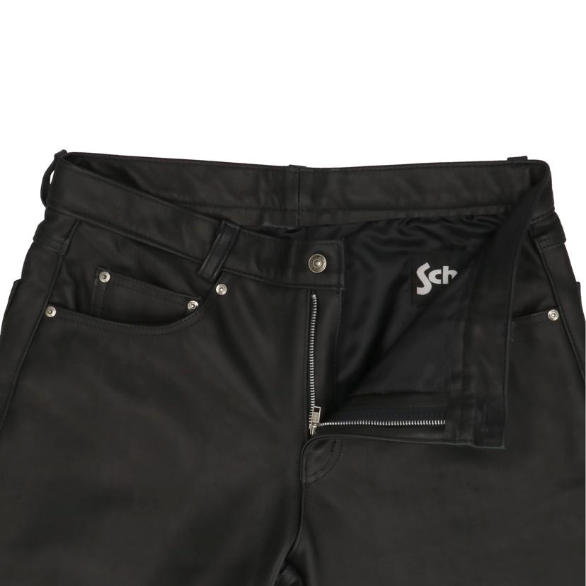 Schott ショット/Schott/レザーパンツ/ブラック/USA製/38/Lot.600//1494507008/Bランク/21