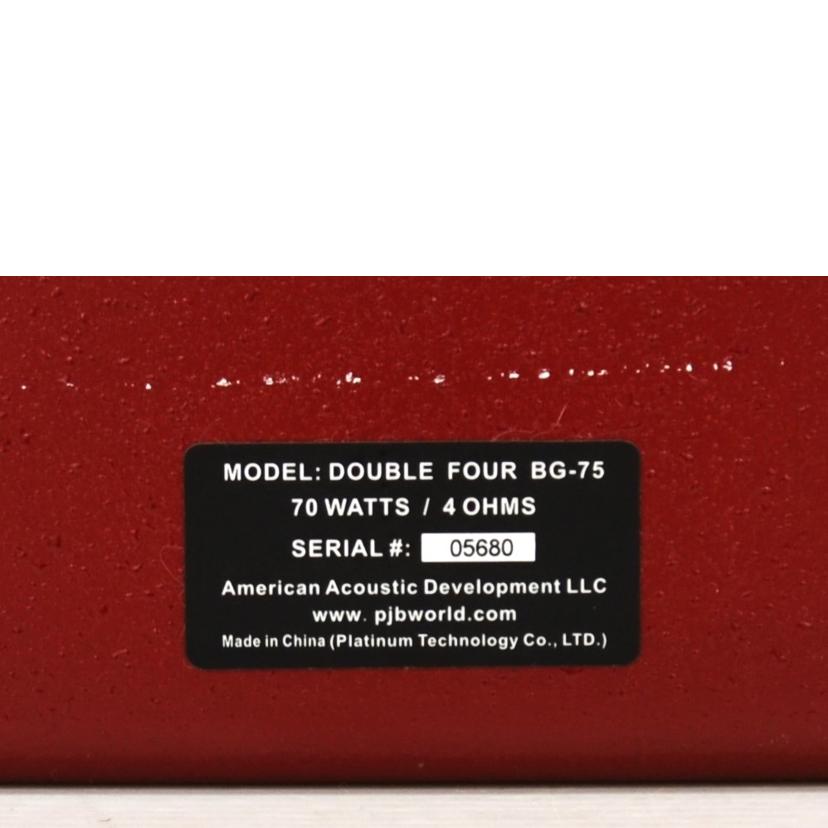 PHIL　JONES　BASS フィルジョーンズベース/ベースアンプ/DOUBLE FOUR//ABランク/75