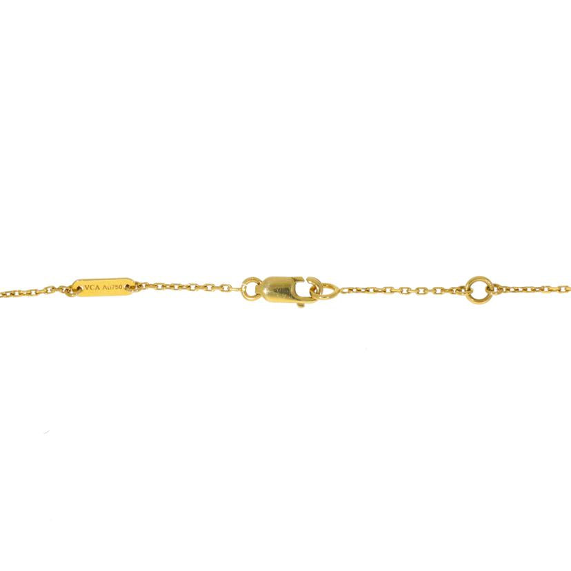 Van Cleef＆Arpels ヴァンクリフアンドアーペル/VCA/750YGスウィートアルハンブラマザーオブパールネックレス 42cm/2.8//JB289638/ABランク/75