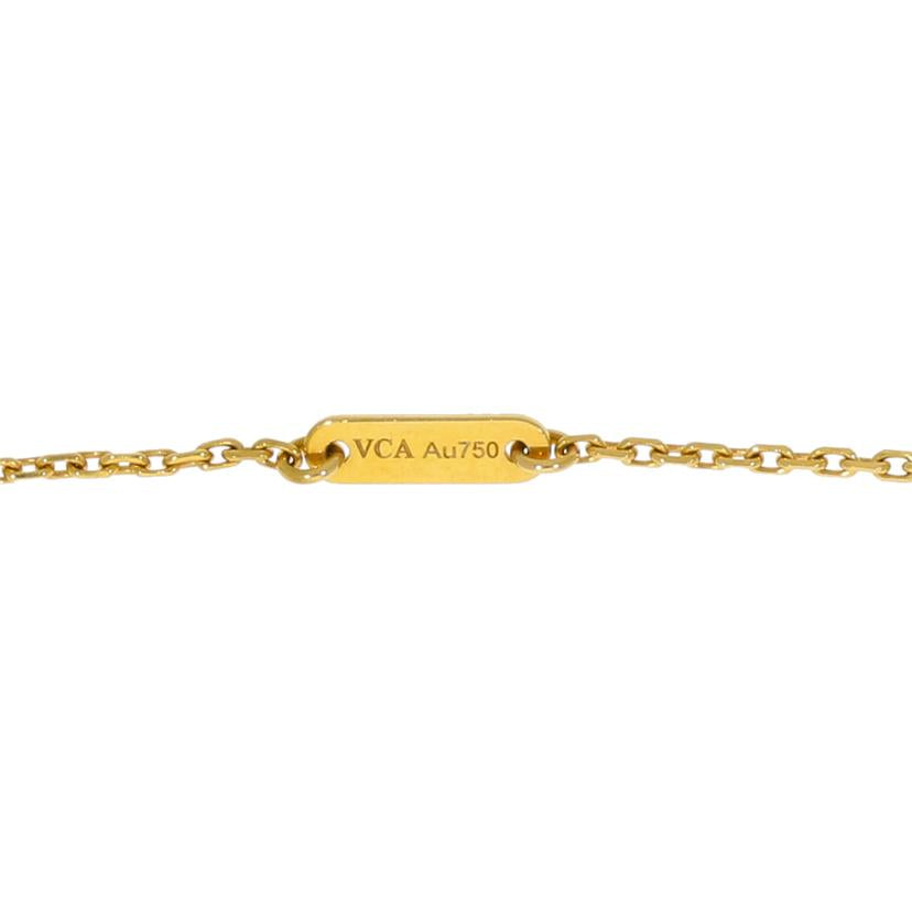 Van Cleef＆Arpels ヴァンクリフアンドアーペル/VCA/750YGスウィートアルハンブラマザーオブパールネックレス 42cm/2.8//JB289638/ABランク/75