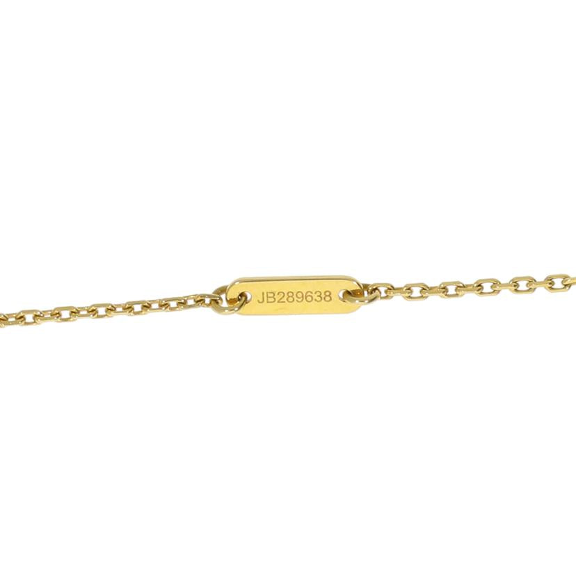 Van Cleef＆Arpels ヴァンクリフアンドアーペル/VCA/750YGスウィートアルハンブラマザーオブパールネックレス 42cm/2.8//JB289638/ABランク/75