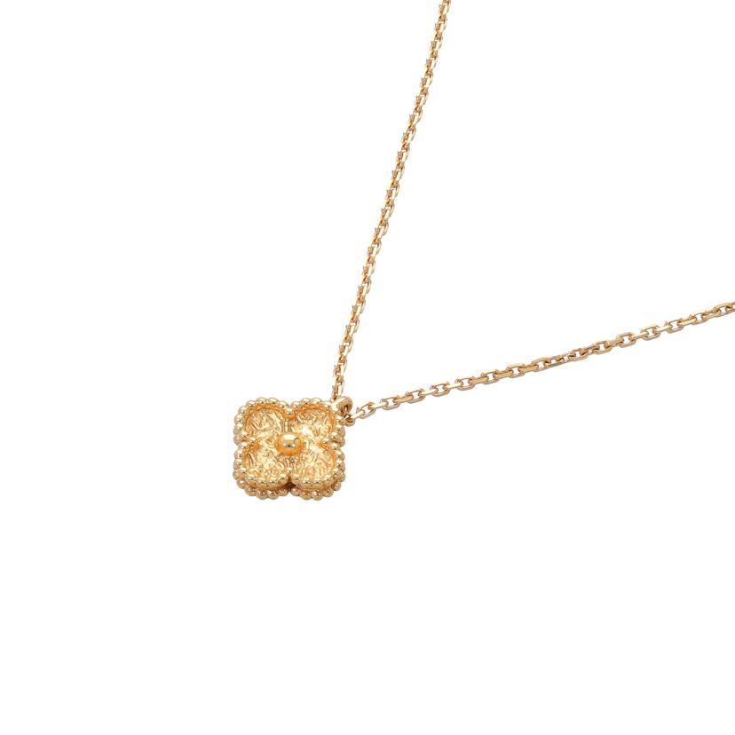 Van Cleef＆Arpels ヴァンクルフアンドアーペル/VCA/750PGスウィートアルハンブラネックレス 44cm/3.6//JB131931/Aランク/75