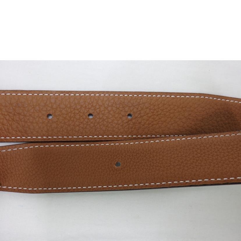 HERMES エルメス/Hベルト／マルトレ／リバーシブルベルト／＃120cm／黒×茶//T刻印/SAランク/84
