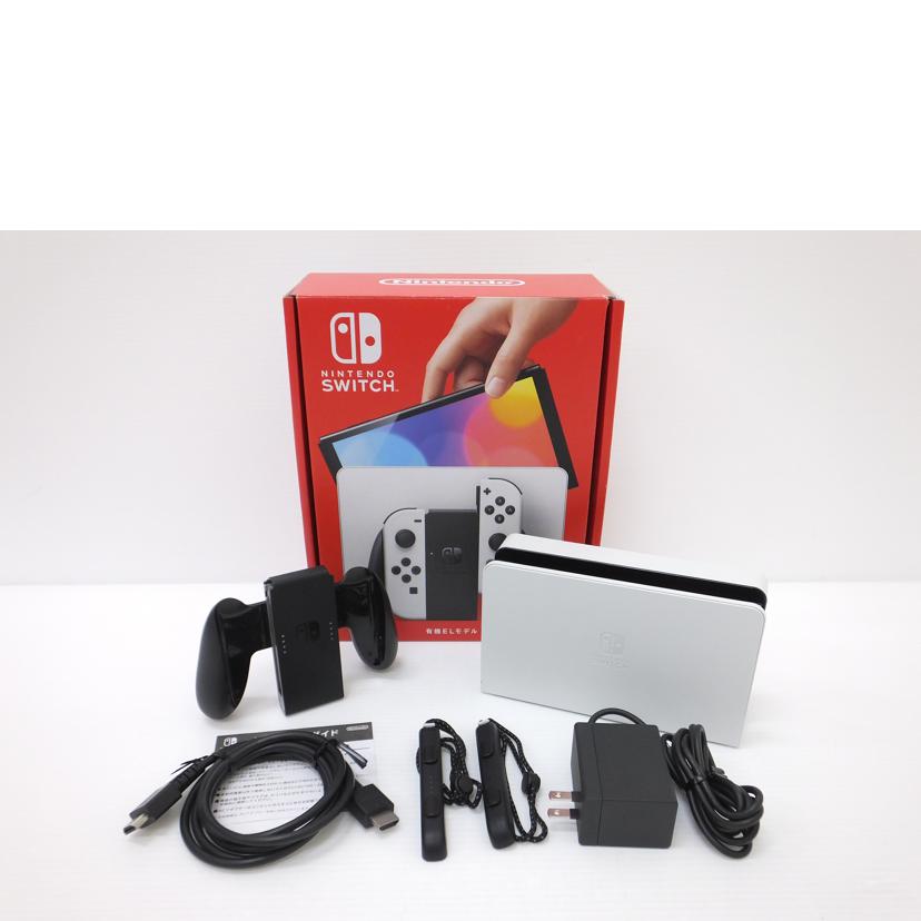 nintendo 任天堂/有機ELモデルスイッチ本体ホワイト/HEG-S-KAAAA//XTJ10042617197/ABランク/88