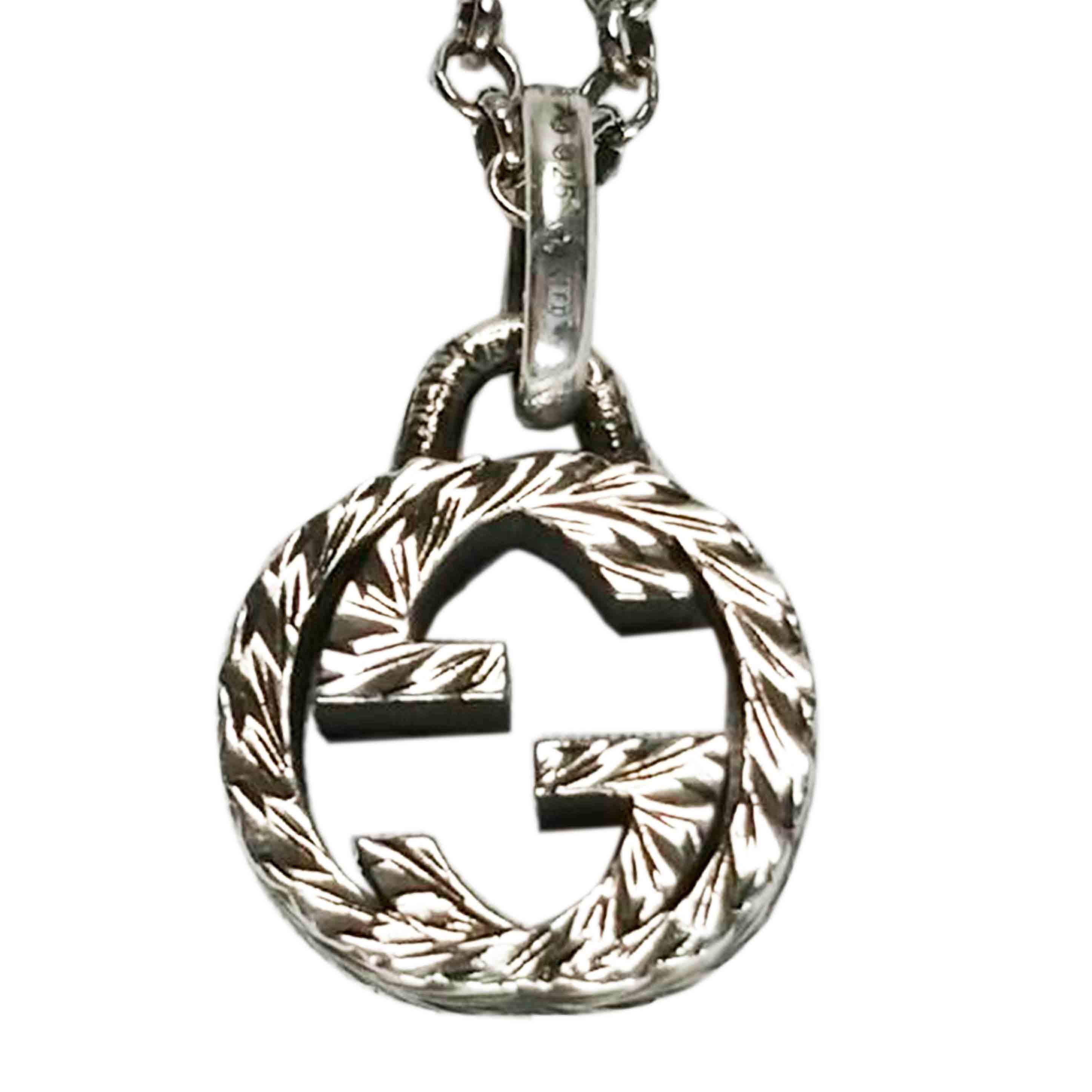 GUCCI グッチ/インターロッキングGネックレス//Bランク/52