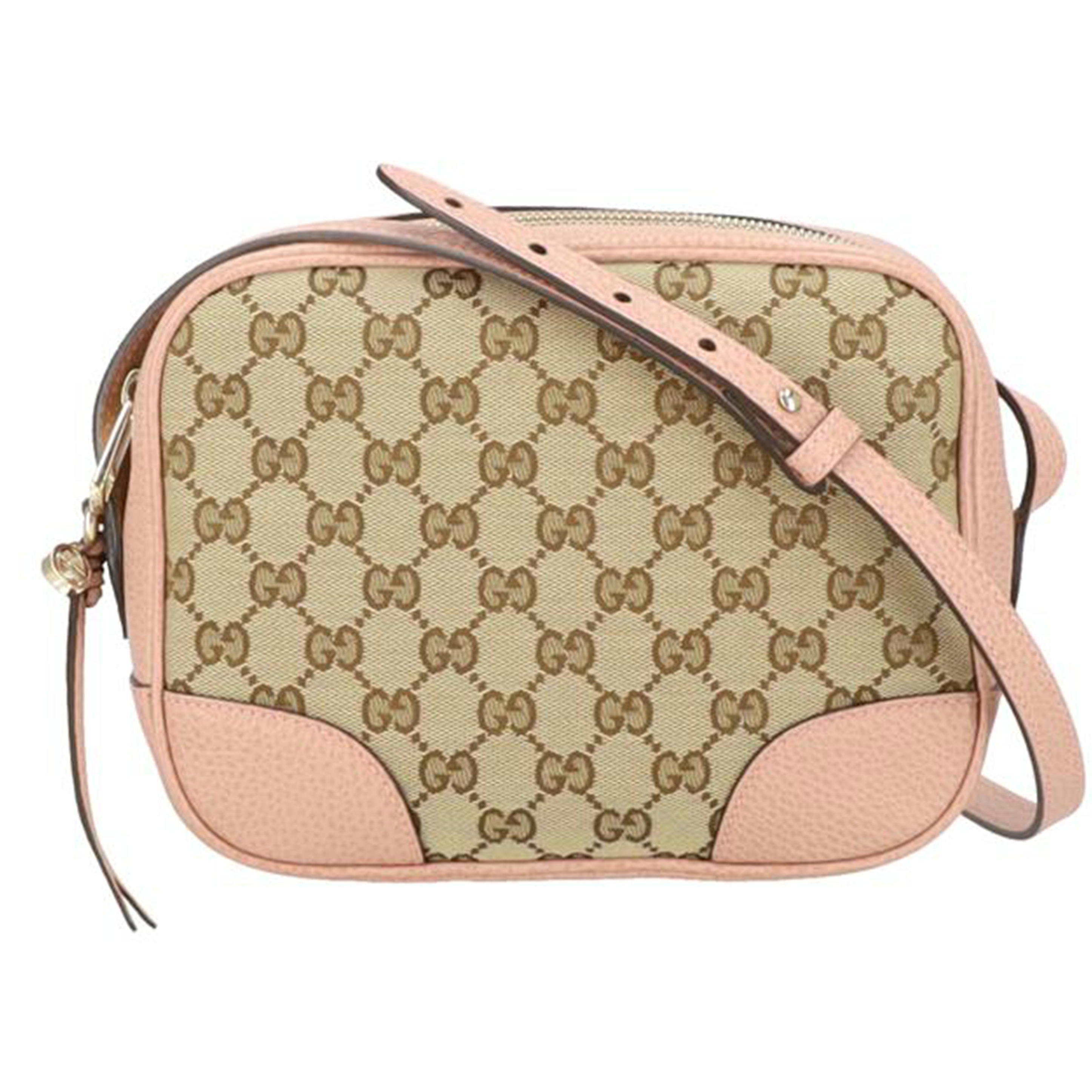 GUCCI グッチ/GGキャンバスショルダーバッグ／ピンク/449413//213***/ABランク/91