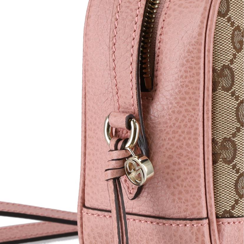 GUCCI グッチ/GGキャンバスショルダーバッグ／ピンク/449413//213***/ABランク/91