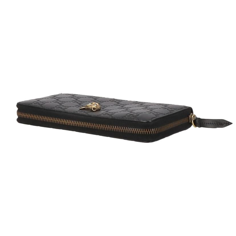 GUCCI グッチ/リネアキャット／レザーラウンドウォレット/548058   //218*/Aランク/91
