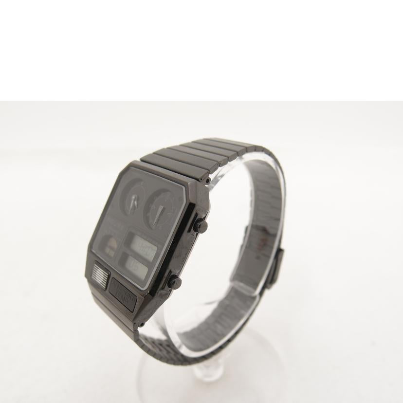 CITIZEN シチズン　腕時計　オールブラック　ステンレス　ムーブメントインモーション　スクエアフェイス/FIGURE／デジアナ・テンプ／クォーツ/8989-S118883//9N1******/ABランク/69