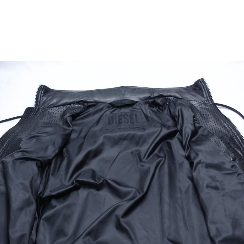 DIESEL ディーゼル/パンチング　シープスキン　レザージャケット//ABランク/52