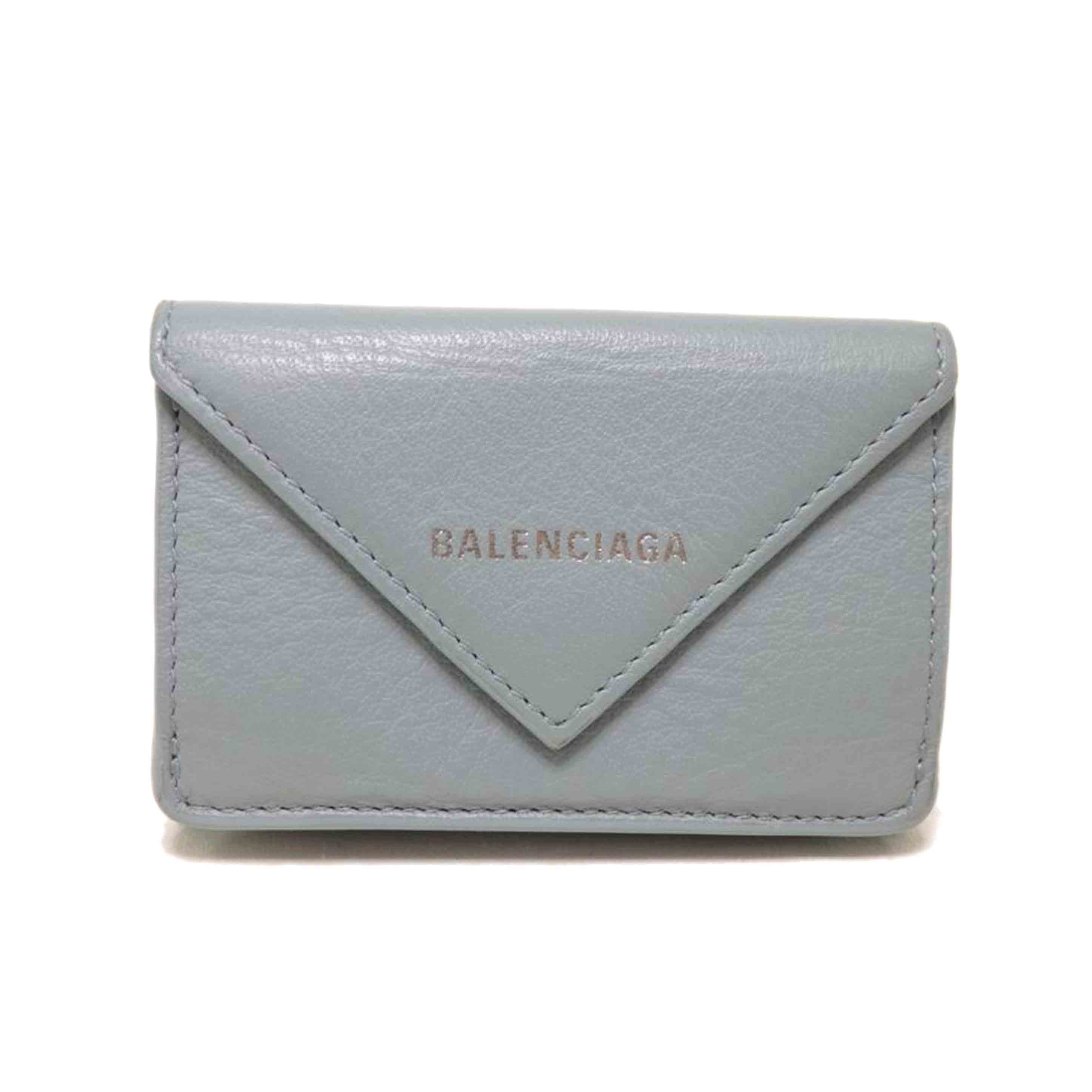 BALENCIAGA バレンシアガ/3つ折り／ペーパーミニウォレット/391446//400********/ABランク/84