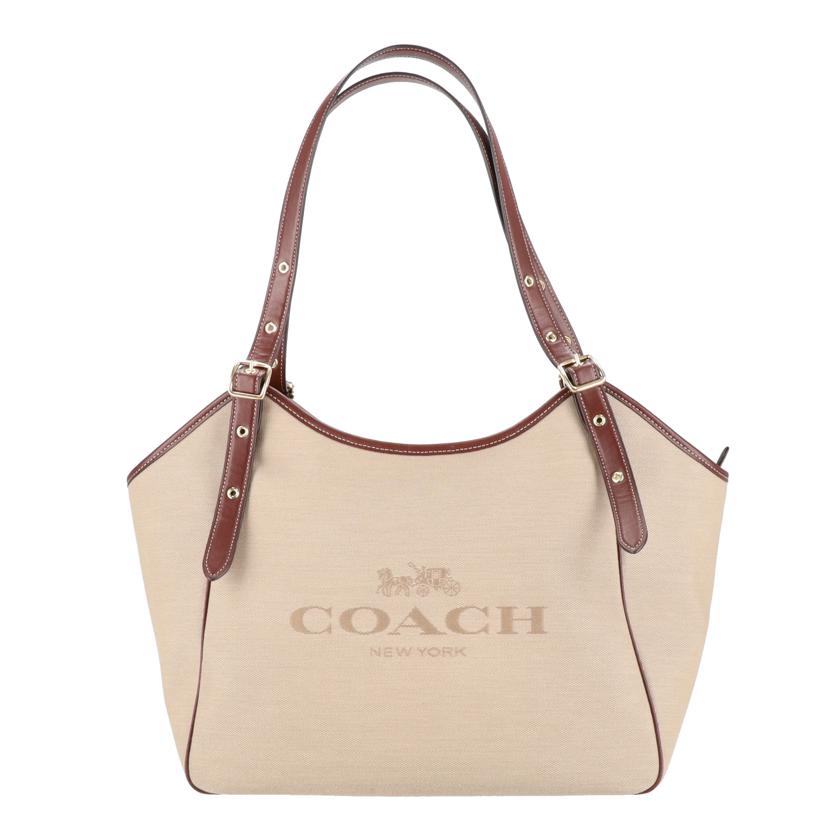 COACH コーチ/COACH／メドウキャンバス×レザートート/CR167//A23**/Aランク/75
