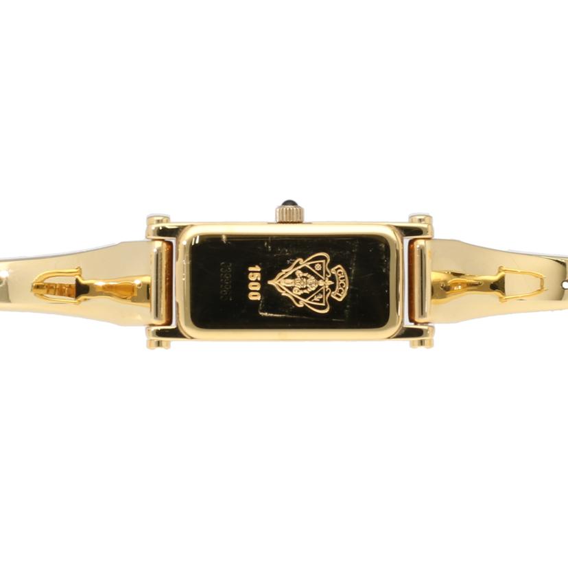 GUCCI グッチ/スクエアバングルウォッチ・ゴールド×シェル／クオーツ/1500L//039****/Aランク/09