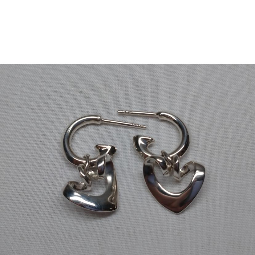 GEORG　JENSEN ジョージジェンセン/ハートピアス　SV925//ABランク/52