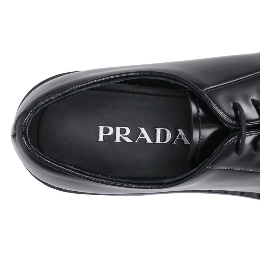 PRADA/◇レーズシューズ／24．5cm//SAランク/67
