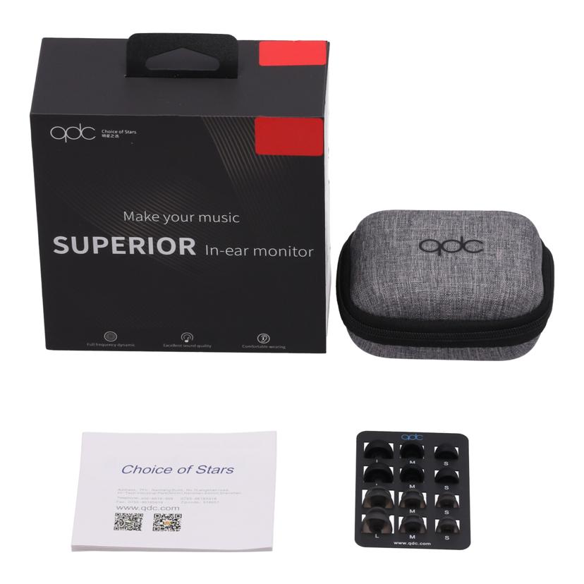 qdc キューディーシー/有線イヤホン／インイヤーモニター/QDC-SUPERIOR-RD//DJG0004205/ABランク/24