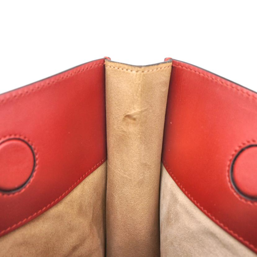 GUCCI グッチ/ロゴエンボス／クラッチバッグ／レッド/409382//467***/Aランク/18