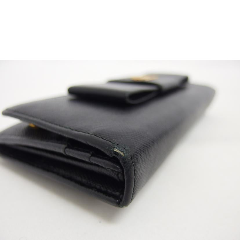 PRADA プラダ/サフィアーノ　リボン長財布・パスケース/1MH132//Bランク/04