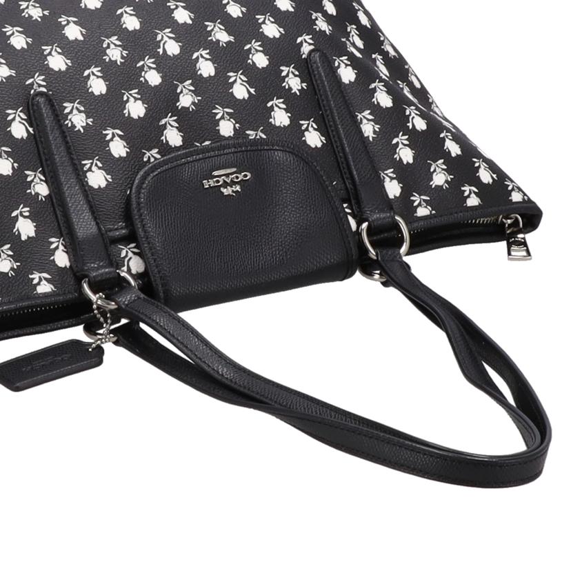 COACH コーチ/コーチ/フローラルプリントトートバッグ/モノクロ/35025//E16**/ABランク/06