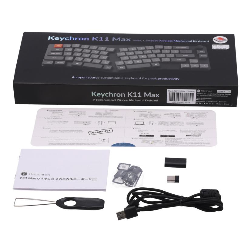 Keychron キークロン/ワイヤレスメカニカルキーボード/K11M-A1-US//A-2407K11MA1US00080/Aランク/24