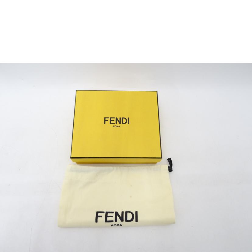 FENDI フェンディ/FFエンボスWホック財布／ブラウン/8M0419//063*****/ABランク/69