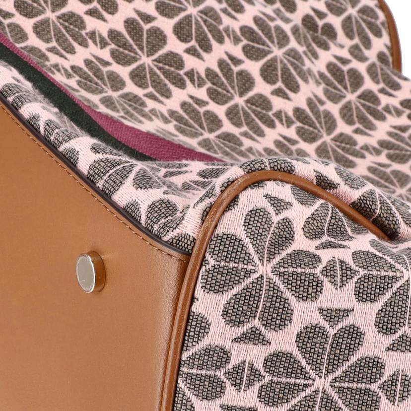 Kate　Spade ケイトスペード/スペード　フラワー　ジャガード　ストライプ　エブリシング　ラージ　トート//Bランク/05