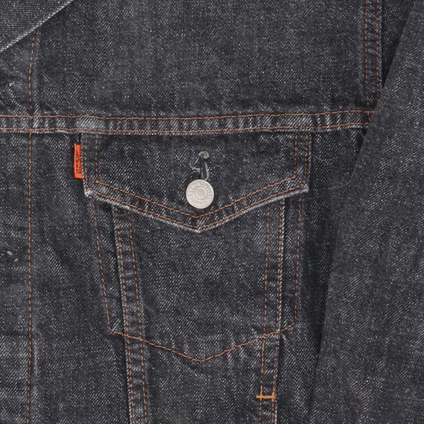 Levi＇s リーバイス/90＇s/デニムジャケット/日本製/オレンジタブ/ブラックデニム/ヴィンテージ//ABランク/75