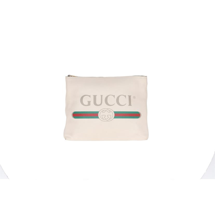 GUCCI グッチ/ポートフォリオ／クラッチバッグ／アイボリー系/500981//493***/Bランク/18