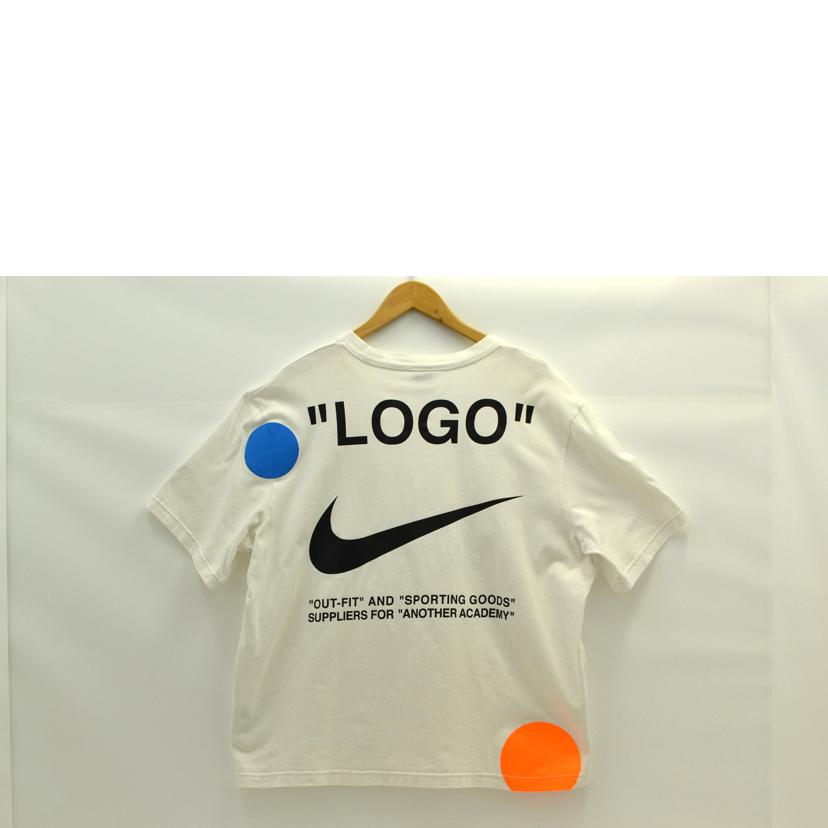 OFF－WHITE オフホワイト/NIKE×ビッグスウッシュTシャツ/AJ3374-100//ｻｲｽﾞ:M/ABランク/75