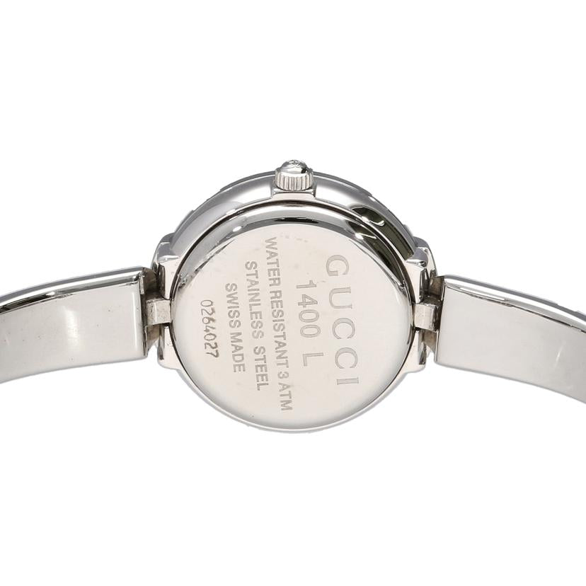 GUCCI グッチ/GUCCI／　バングルウォッチ／　ホワイト文字盤/1400L//026****/Aランク/70