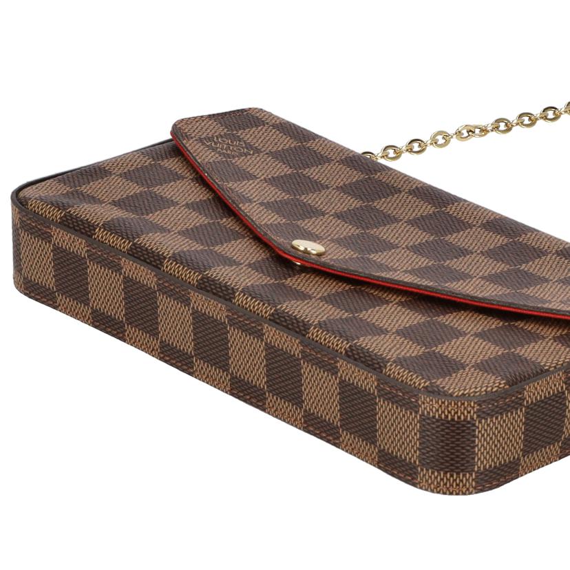 LOUISVUITTON ルイヴイトン/LV　ポシェットフェリシー／ダミエ／エベヌ/N63032//CA0***/SAランク/93