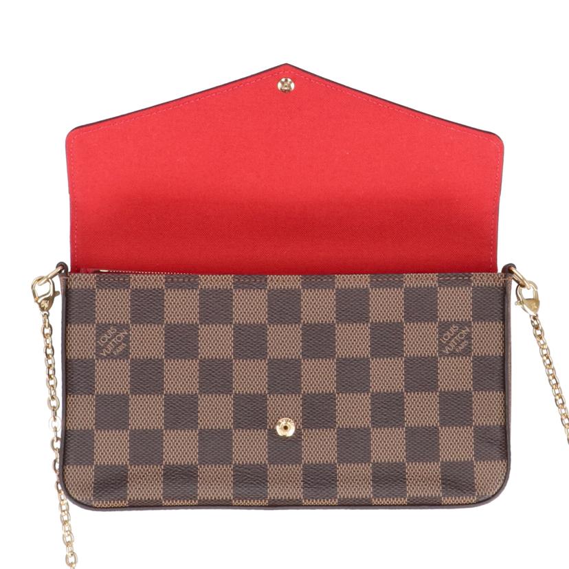 LOUISVUITTON ルイヴイトン/LV　ポシェットフェリシー／ダミエ／エベヌ/N63032//CA0***/SAランク/93