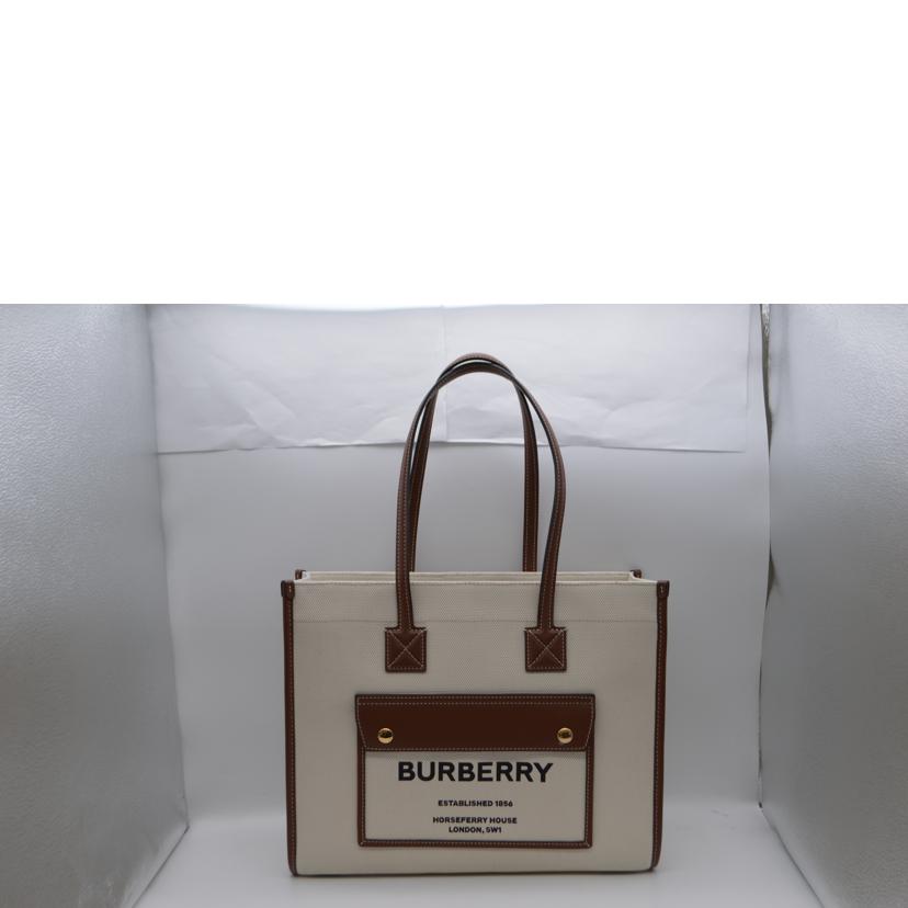 BURBERRY　 バーバリー/フレヤスモールトート／ナチュラル　タン/80441381//SAランク/89
