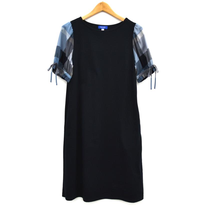 BLUE LABAL CRESTBRIDGE ブルーレーベルクレストブリッジ/袖チェックワンピース/55J19-712-29//Aランク/75