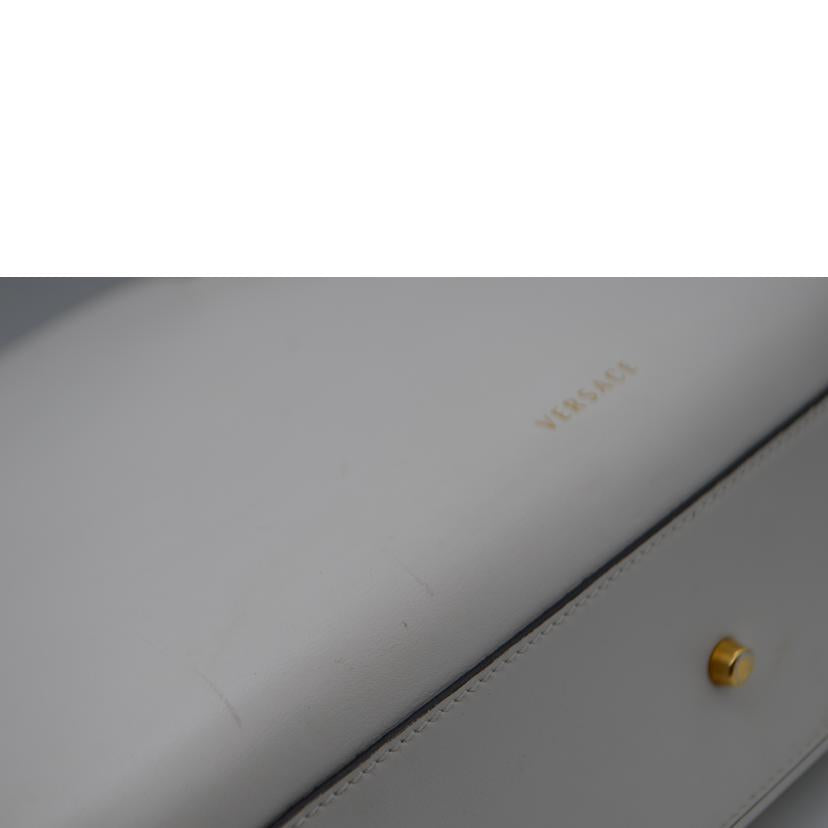VERSACE ヴェルサーチ/メデューサスタッズ2wayレザーハンド/DBFG307DV1T//118***/Bランク/89