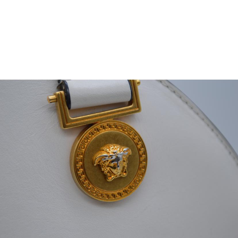 VERSACE ヴェルサーチ/メデューサスタッズ2wayレザーハンド/DBFG307DV1T//118***/Bランク/89