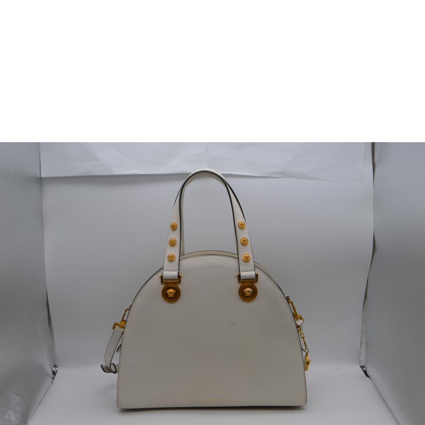 VERSACE ヴェルサーチ/メデューサスタッズ2wayレザーハンド/DBFG307DV1T//118***/Bランク/89