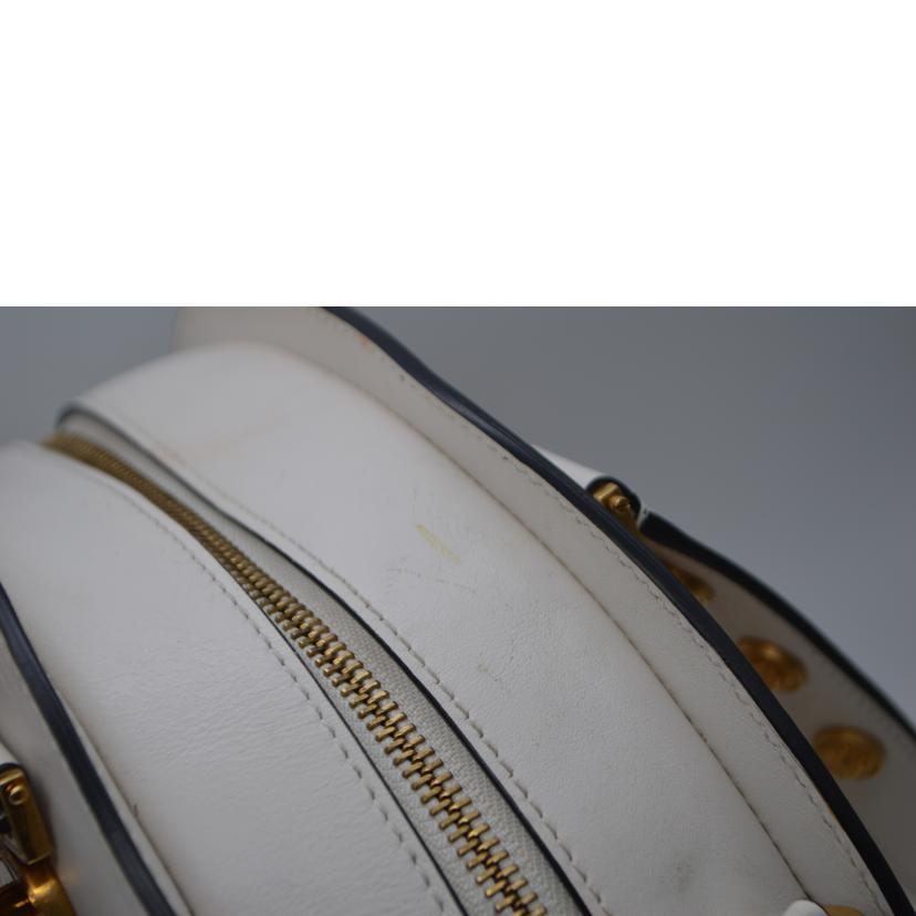 VERSACE ヴェルサーチ/メデューサスタッズ2wayレザーハンド/DBFG307DV1T//118***/Bランク/89