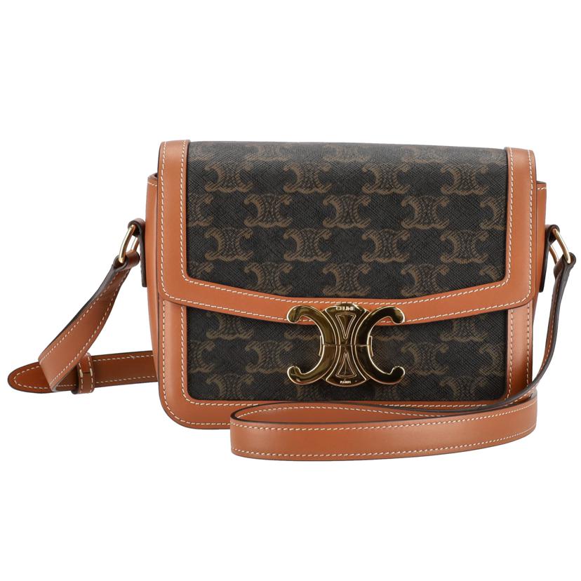CELINE ｾﾘｰﾇ/ショルダーバッグ／ティーントリオンフキャンバス/188882BZ4.04LU//Aランク/93