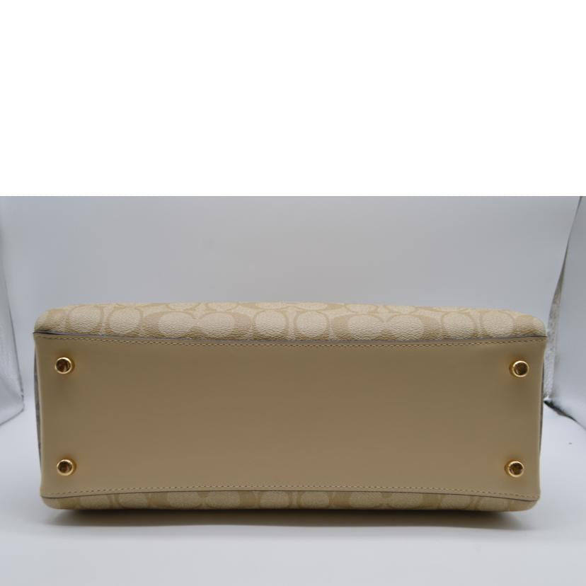COACH　 コーチ/シグネチャーダーシキャリーブロック2wayレザーハンド/CH286//L23**/SAランク/89