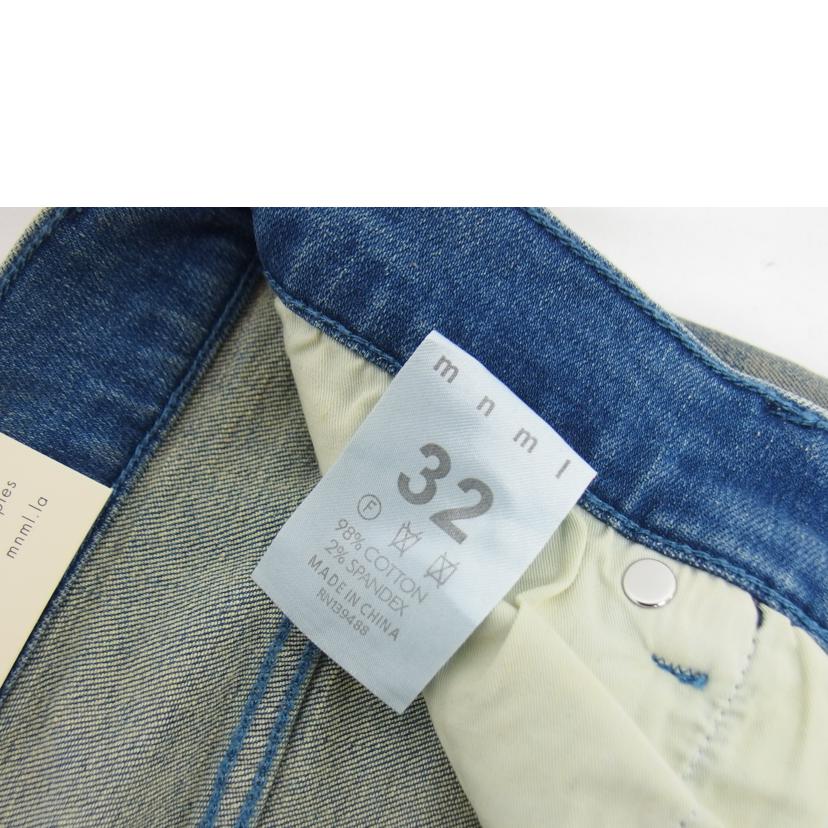 mnml ミニマル/STRETCH　DENIM　PANTS　／ストレッチデニムパンツ/X20//M2019-D592/SAランク/04