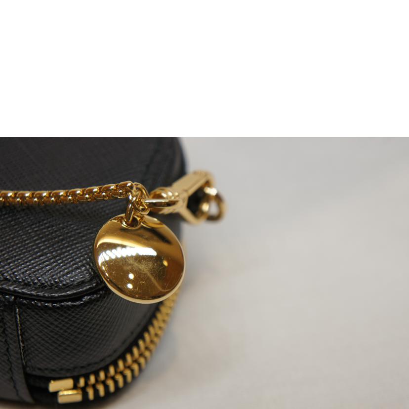 PRADA* プラダ サフィアーノ レザー ミニ チェーン ショルダー PRADA】プラダ『サフィアーノレザー ミニ チェーンショルダー