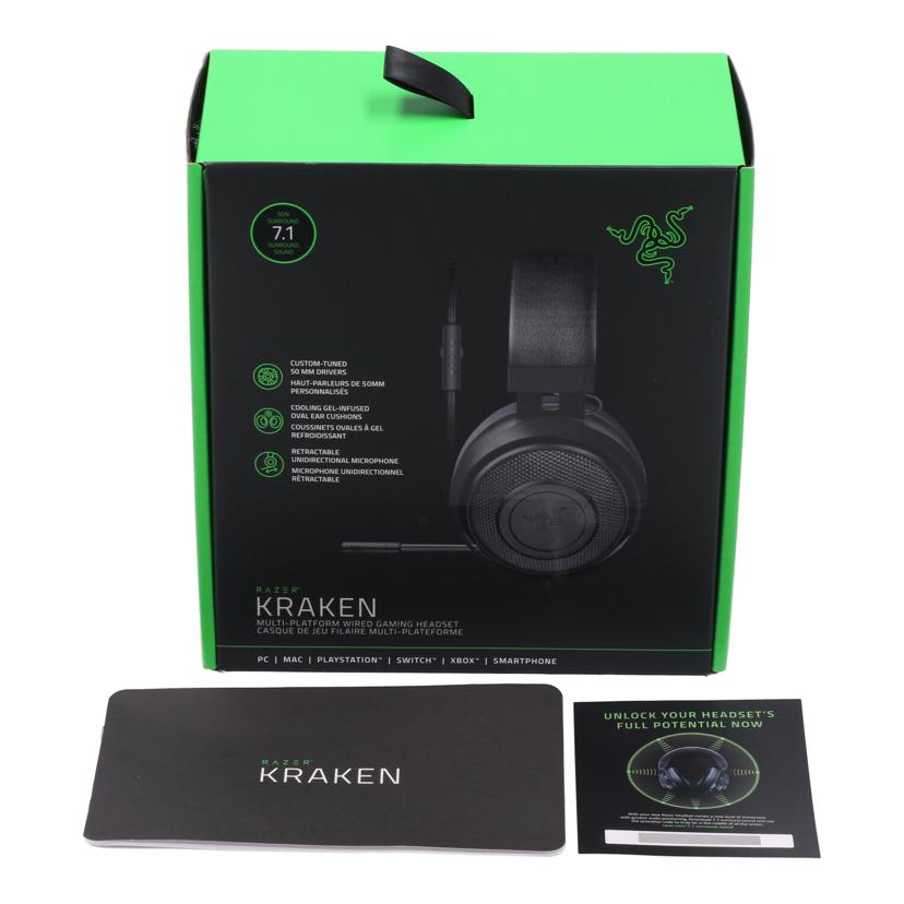 Razer レイザー　/ゲーミングヘッドセット／KRAKEN/RZ04-02830100-R3M1 //JAN4589967501035/Bランク/77
