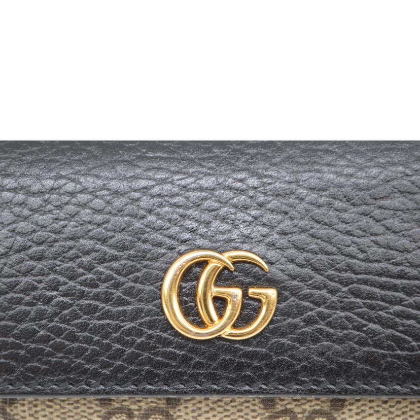 GUCCI グッチ/GGマーモントスプリームレザーキーケース6/456118//095*/ABランク/89