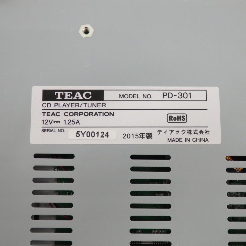 TEAC ティアック/CDプレーヤー／FMチューナー/PD-301//ABランク/77